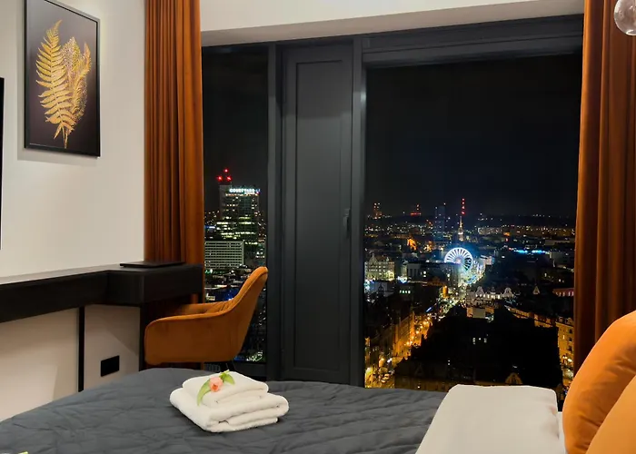 Urban Apartments Global Skyline, 21St Floor No 19, Free Garage, Self Check-In